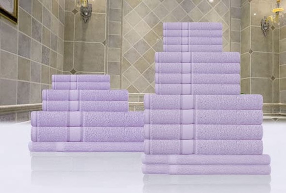 Premium bath towel - lilac