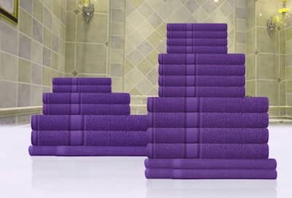 Premium bath towel - purplenew