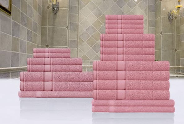 Premium bath towel - rose