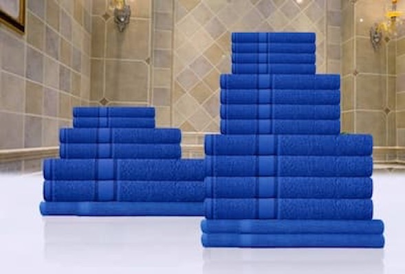 Premium bath towel - royal blue