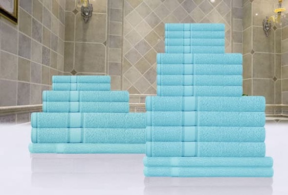 Premium bath towel - turquoise