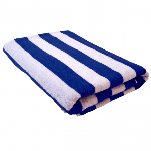 Royal small striped beach towel