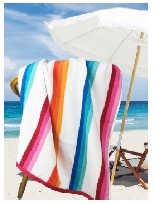 Bright premium beach towel