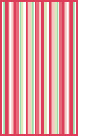 Flamingo Large Striped Beach Towel hanging 