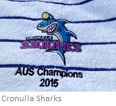 Cronulla Sharks Promotional Towel
