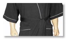 Charcoal Waffle Robe