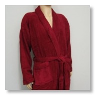 Burgundy Elegant Robe