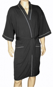 Waffle Charcoal Robe